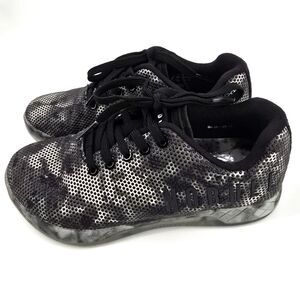 Nobull Shadow Tie-Dye Ripstop Runner Crossfit Black and Gray Trainer Shoes Sz 6